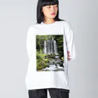 M'sROCKの唐澤の滝 Big Long Sleeve T-Shirt