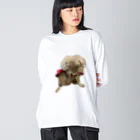 Ruice-Iceの犬　ガジガジ Big Long Sleeve T-Shirt