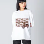 夜彩　-yasai-のsweets cab / chocolatecake Big Long Sleeve T-Shirt