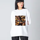 age3mのテネシーブルース Big Long Sleeve T-Shirt