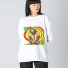 シークレットのレゲエっぽゴリラ Big Long Sleeve T-Shirt