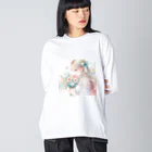 終わらない夢🌈のあなたを想う少女✨ Big Long Sleeve T-Shirt