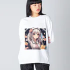 プリンゴブリンの銀髪不思議子さん Big Long Sleeve T-Shirt