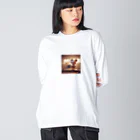 DeeeeDののこぎりのキャラクター Big Long Sleeve T-Shirt