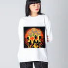 Giger_Styleの未来のくノ一 Big Long Sleeve T-Shirt