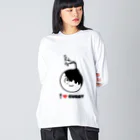 Choice The Curry ボツ案販売のカレーちゃんのヘアメイク Big Long Sleeve T-Shirt