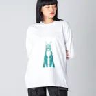 gupan_2023-12のヘルハウンド君　 Big Long Sleeve T-Shirt