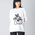 Boo!のBoo!(からかさおばけ) ビッグシルエットロングスリーブTシャツ