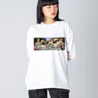 世界美術商店のヴィーナスとマルス / Venus and Mars Big Long Sleeve T-Shirt