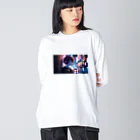 TOKYO_MELANCHOLIC_REVERIEのミア ビッグシルエットロングスリーブTシャツ