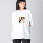 dakaroのびーぐるさん Big Long Sleeve T-Shirt