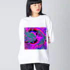 moon_takuanの小宇宙B2「Microcosm B2」 Big Long Sleeve T-Shirt