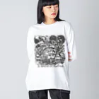 yumekauのA World of Hatred Big Long Sleeve T-Shirt