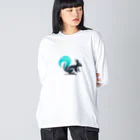 Intuisenseのリス Big Long Sleeve T-Shirt