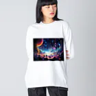 amejisuto358の宇宙🪐旅行が大好きな未来くん Big Long Sleeve T-Shirt