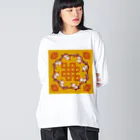 未開の地のChinese Plum ビッグシルエットロングスリーブTシャツ