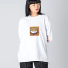 suzuharuuのドット絵ポップコーン Big Long Sleeve T-Shirt