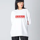 大便愚茶子のSukebeisu ビッグシルエットロングスリーブTシャツ