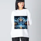 itohmaの梵字＋AI Big Long Sleeve T-Shirt