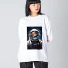 Rimasaraの宇宙を視る ビッグシルエットロングスリーブTシャツ