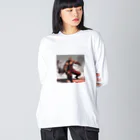 某アニメ風グッズのバトルブレイズ・バロックス Big Long Sleeve T-Shirt