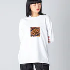 happiness_shopの大阪発祥のご当地グルメ、「大阪たこやき」 Big Long Sleeve T-Shirt