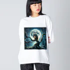 PRINCESSの夜のみみずく Big Long Sleeve T-Shirt