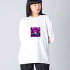 jujumarucatのROCKYCAT　サングラス２ Big Long Sleeve T-Shirt