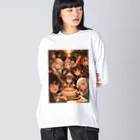 AQUAMETAVERSEの誕生日パーティーだ アメジスト 2846 Big Long Sleeve T-Shirt