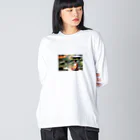 みきみきさんのJapaneseHealingSpaces Big Long Sleeve T-Shirt