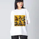 ひのえまるの虎の詰め合わせ Big Long Sleeve T-Shirt