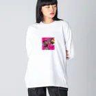 hirokikojimaの思考爆裂 Big Long Sleeve T-Shirt