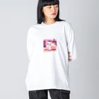 時計樹の森のおすましにゃんこ Big Long Sleeve T-Shirt