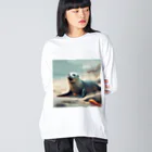 Caneletの食べているあざらし Big Long Sleeve T-Shirt