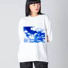 わいの青空 ビッグシルエットロングスリーブTシャツ