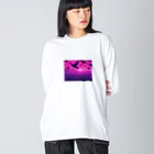 madatubomiの都会の鳩 Big Long Sleeve T-Shirt