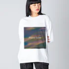 納豆ごはんのMoonlit World ビッグシルエットロングスリーブTシャツ