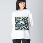 nyonsunの宝箱の自然界からのメッセージ2 Big Long Sleeve T-Shirt