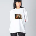 夢見る西洋絵画のアンヌ＝ルイ・ジロデ・ド・ルシー＝トリオゾン「勝利の寓意」 Big Long Sleeve T-Shirt