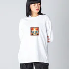 amijakoのＦＦ　ファミリー　秋 Big Long Sleeve T-Shirt