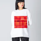 IntoDiamondのサンセット　v4 Big Long Sleeve T-Shirt