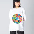 happiness_shopのSDGs（持続可能な開発目標） Big Long Sleeve T-Shirt