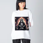 かるるんショップのスケルトン　見えた未来の保証は致し兼ねる Big Long Sleeve T-Shirt