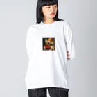 AQUAMETAVERSEのピエロ　なでしこ1478 Big Long Sleeve T-Shirt