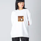 yosshiyyのぶさかわ猫 Big Long Sleeve T-Shirt