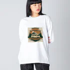 dotmagのレトロなキャンピングカーグッズ Big Long Sleeve T-Shirt