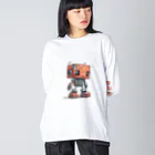 Sachi0625のレトロ戦闘ロボットＬ Big Long Sleeve T-Shirt