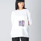 りほまるの店のあにまる寿司 Big Long Sleeve T-Shirt