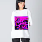 moon_takuanの瀬織津姫とロック2「Seoritsuhime and Rock2」 Big Long Sleeve T-Shirt