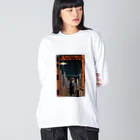 Chop Storeの Futuristic ビッグシルエットロングスリーブTシャツ